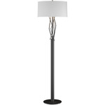 Brindille Floor Lamp - Black / Natural Anna