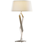 Facet Table Lamp - Dark Smoke / Natural Anna