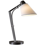 Reach Table Lamp - Dark Smoke / Natural Anna