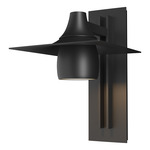 Hood Large Dark Sky Outdoor Wall Sconce - Coastal Black