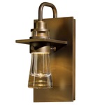 Erlenmeyer Outdoor Wall Sconce - Coastal Bronze / Clear