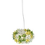 Bloom Round Pendant - Transparent Multi Mint