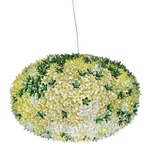 Bloom Round Pendant - Transparent Multi Mint