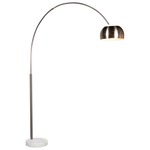 Arc Floor Lamp - Satin Nickel / Satin Nickel