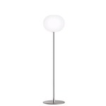 Glo-Ball Floor Lamp - Silver / White