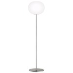Glo-Ball Floor Lamp - Silver / White