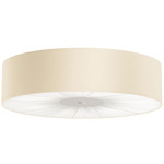 Skin Flush Mount Ceiling Light - White / Ivory White