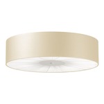 Skin Flush Mount Ceiling Light - White / Ivory White