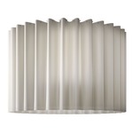 Skirt Ceiling Light - White / White