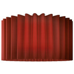 Skirt Ceiling Light - White / Red