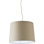 Velvet Acoustic Pendant - White / Ivory White Shade / White Diffuser