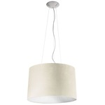 Velvet Acoustic Pendant - White / Ice White Shade / White Diffuser