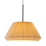 Mei 90 Pendant - Black / Cream Translucent Ribbon