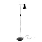 Coleman Floor Lamp - Nickel Plated / Black