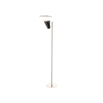 Lee Floor Lamp - Nickel Plated / Glossy Black