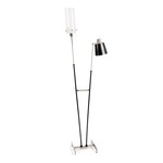 Pastorius Floor Lamp - Nickel Plated / Matte Black / Glossy White