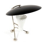 Barry Table Lamp - Nickel Plated / Matte Black / Glossy White