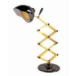 Billy Table Lamp - Gold / Glossy Black