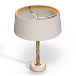 Miles Table Lamp - Gold / Matte White
