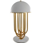 Turner Table Lamp - Gold / Matte White