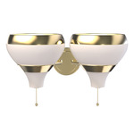 Hanna Wall Light - Gold / Matte White