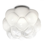 Cloudy Ceiling Light - White / White / Clear