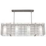 Downtown Mesh Linear Suspension - Metallic Beige Silver / Frosted