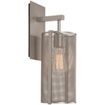 Uptown Mesh Hanging Wall Light - Metallic Beige Silver / No Glass