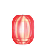 Geisha Pendant - Red