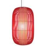Geisha Pendant - Red