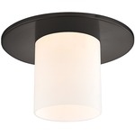 Hurricane Flush Mount Recessed Light Cover - Bronze / Frosted