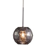 Gemma Mini Pendant - Chrome / Smoke