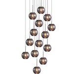 Gemma Multi Light Pendant - Chrome / Smoke