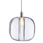 Cubie Pendant - Chrome / Clear
