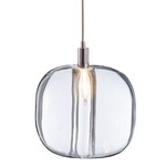 Cubie Pendant - Chrome / Clear