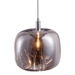 Cubie Pendant - Chrome / Smoke