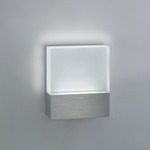 TV LED ELV Dimmable Wall Light - Floor Model - Satin Nickel / Clear