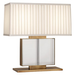 Sloan Wide Table Lamp - Aged Brass / Ivory