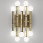 Meurice Five Arm Wall Light - Modern Brass