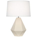 Delta Table Lamp - Bone / Oyster Linen