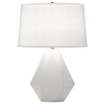 Delta Table Lamp - Lily / Oyster Linen