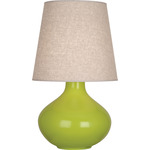 June Table Lamp - Apple / Buff Linen