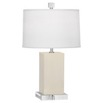 Harvey Accent Lamp - Bone / Oyster Linen