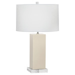 Harvey Table Lamp - Bone / Oyster Linen