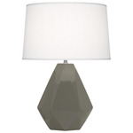 Delta Table Lamp - Ash / Oyster Linen