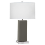 Harvey Table Lamp - Ash / Oyster Linen