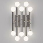 Meurice Five Arm Wall Light - Polished Nickel