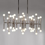 Meurice Rectangular Chandelier - Polished Nickel