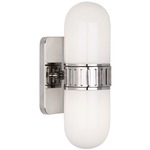 Rio Wall Light - Polished Nickel / White
