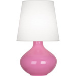 June Table Lamp - Schiaparelli Pink / Oyster Linen